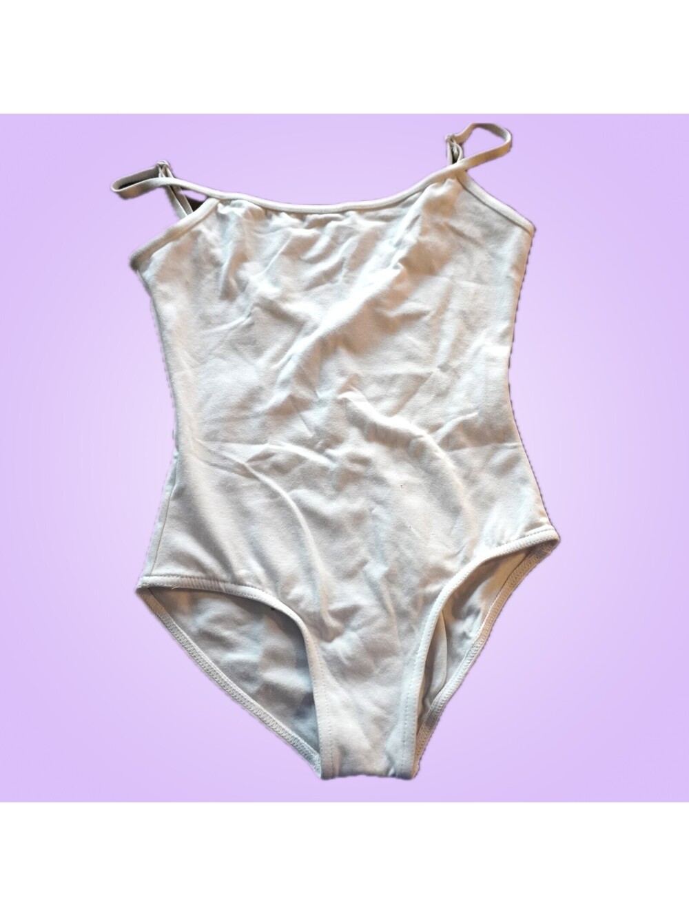 Theatricals White Camisole Ballet Leotard Girls Large Child LC NWT TH5500C